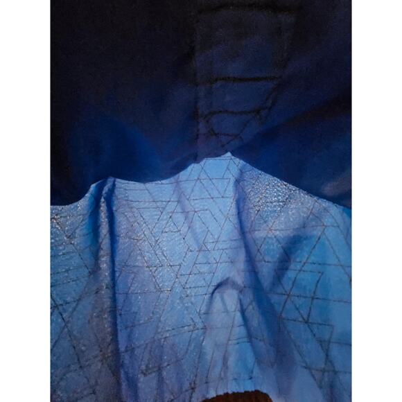 Xersion Blue and Black Windbreaker Raincoat Jacket Large - Picture 6 of 8